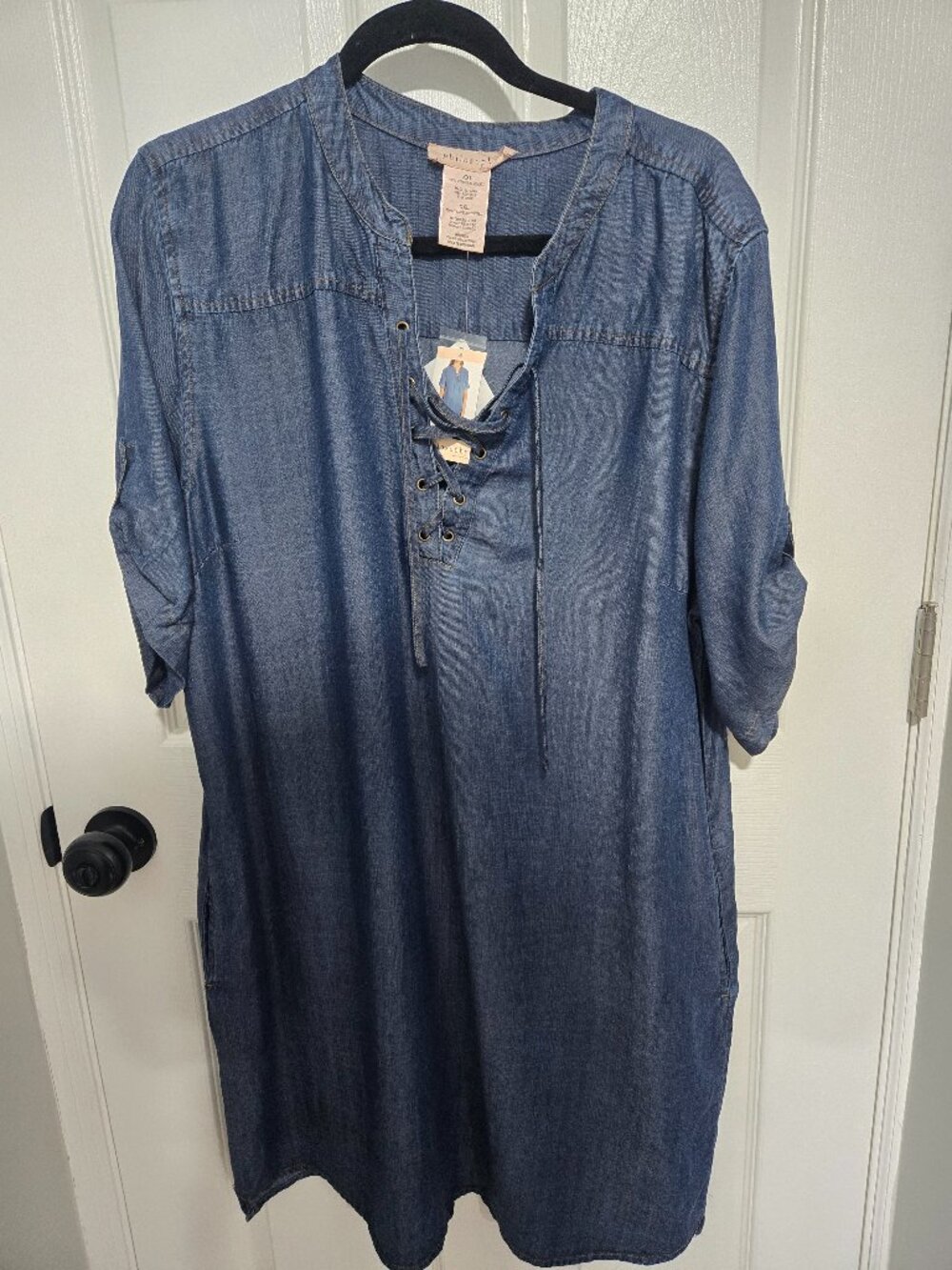 Chambray Shirt Dress